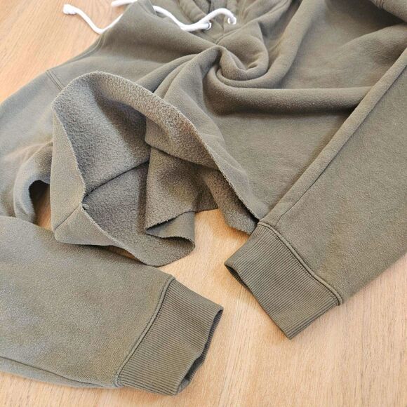 WILD FABLE Green Cropped Sweatshirt Hoodie Women's LARGE (fits S, M also) - Picture 5 of 6